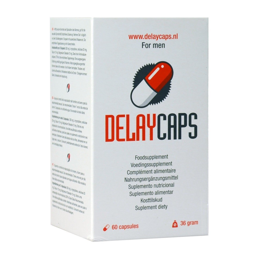 DelayCaps Performance Enhancement Pills - 60 Pack