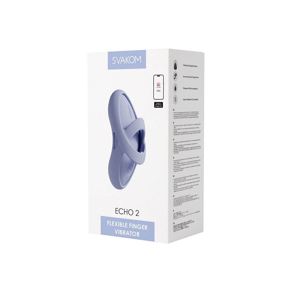 SVAKOM App Controlled Flexible Finger Vibrator
