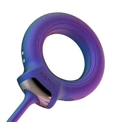 Hueman - Eclipse Cock Ring With Anal Ball