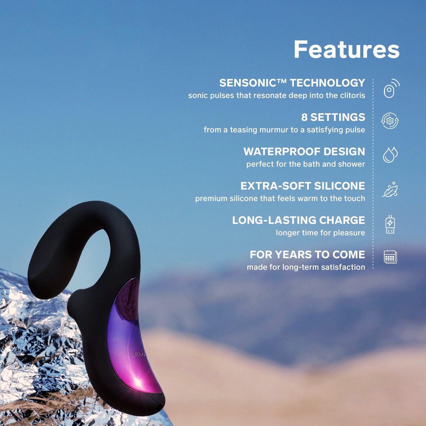 LELO Enigma Dual Stimulation Sonic Massager