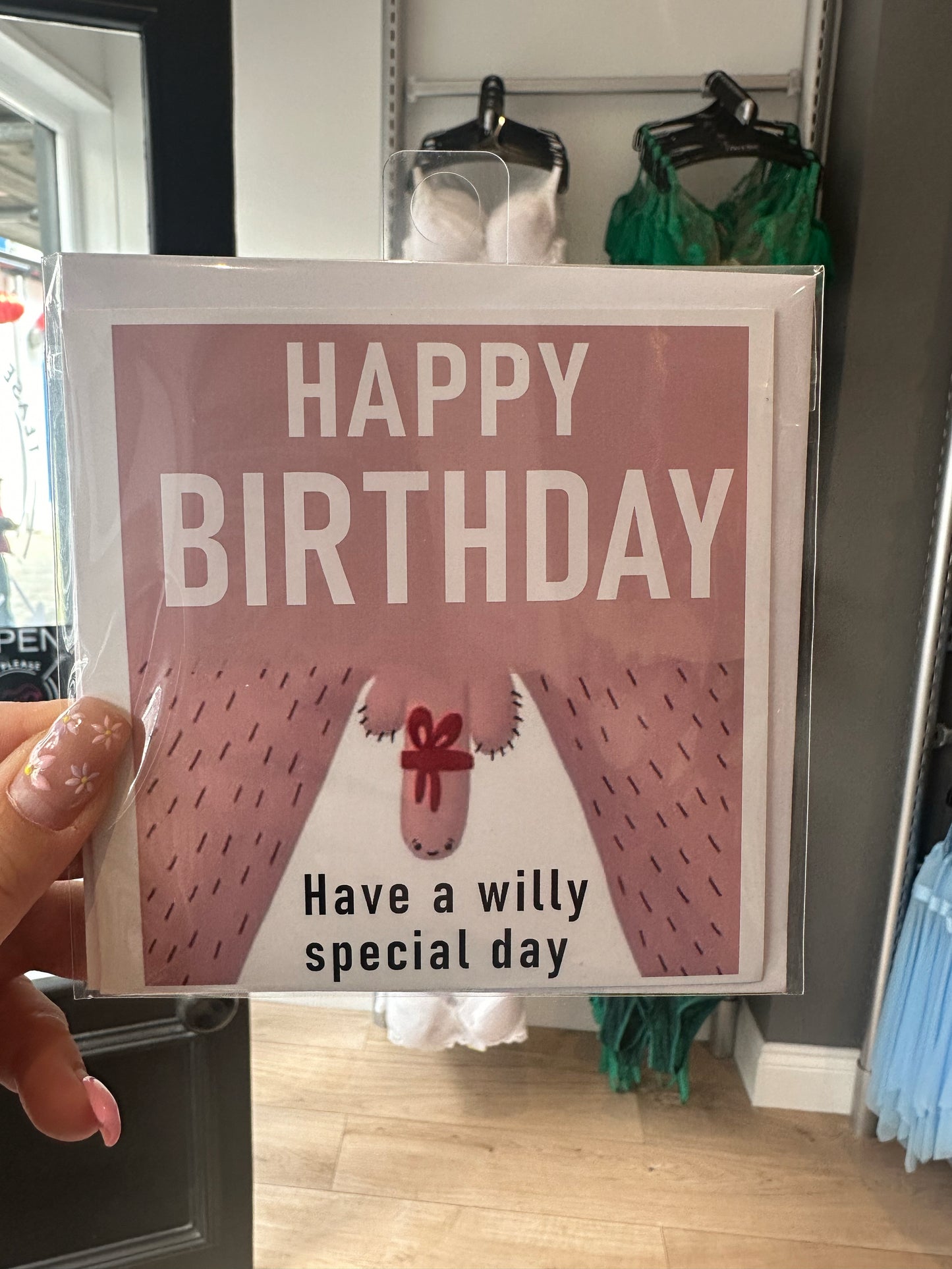 Happy Birthday Have A Willy Special Day Card
