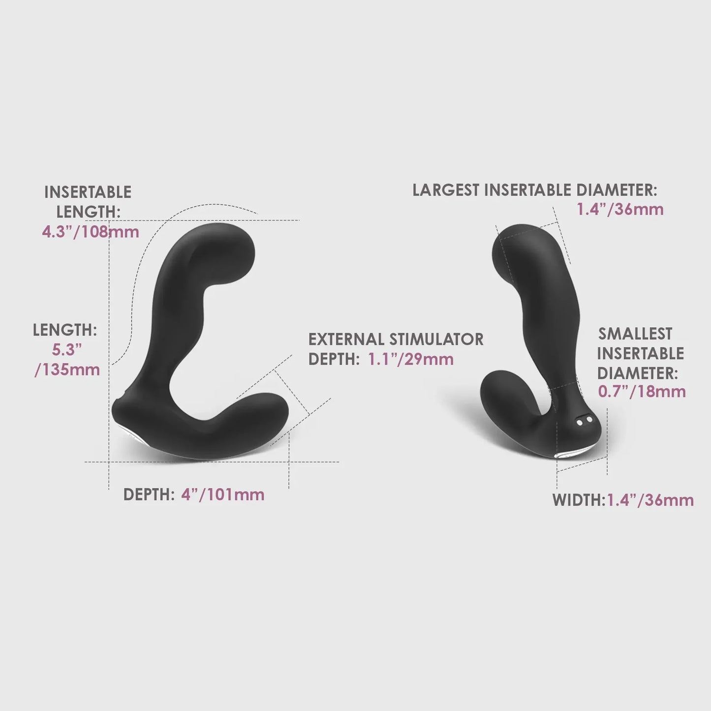 Svakom - Iker Prostate & Perineum Massager With App