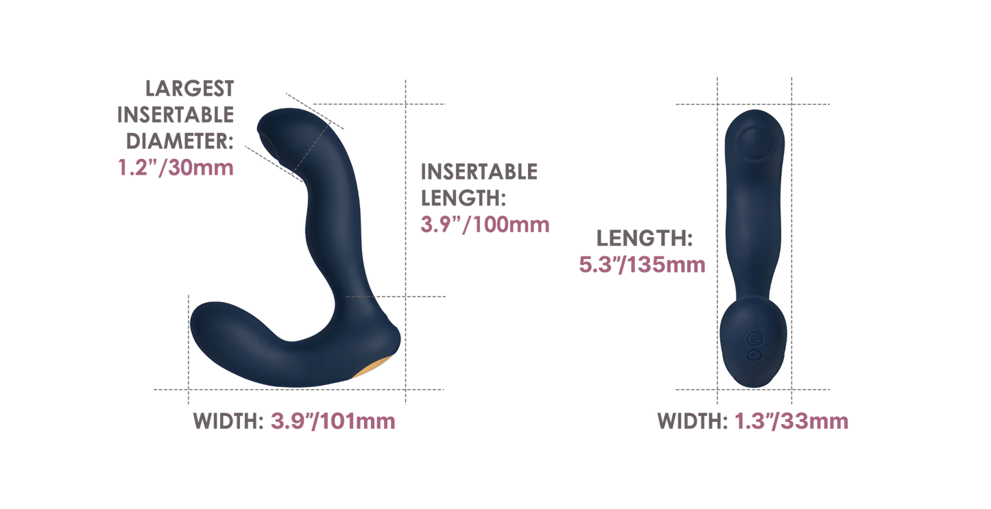 SVAKOM Iker Neo Interactive Pulsating Prostate Vibrator