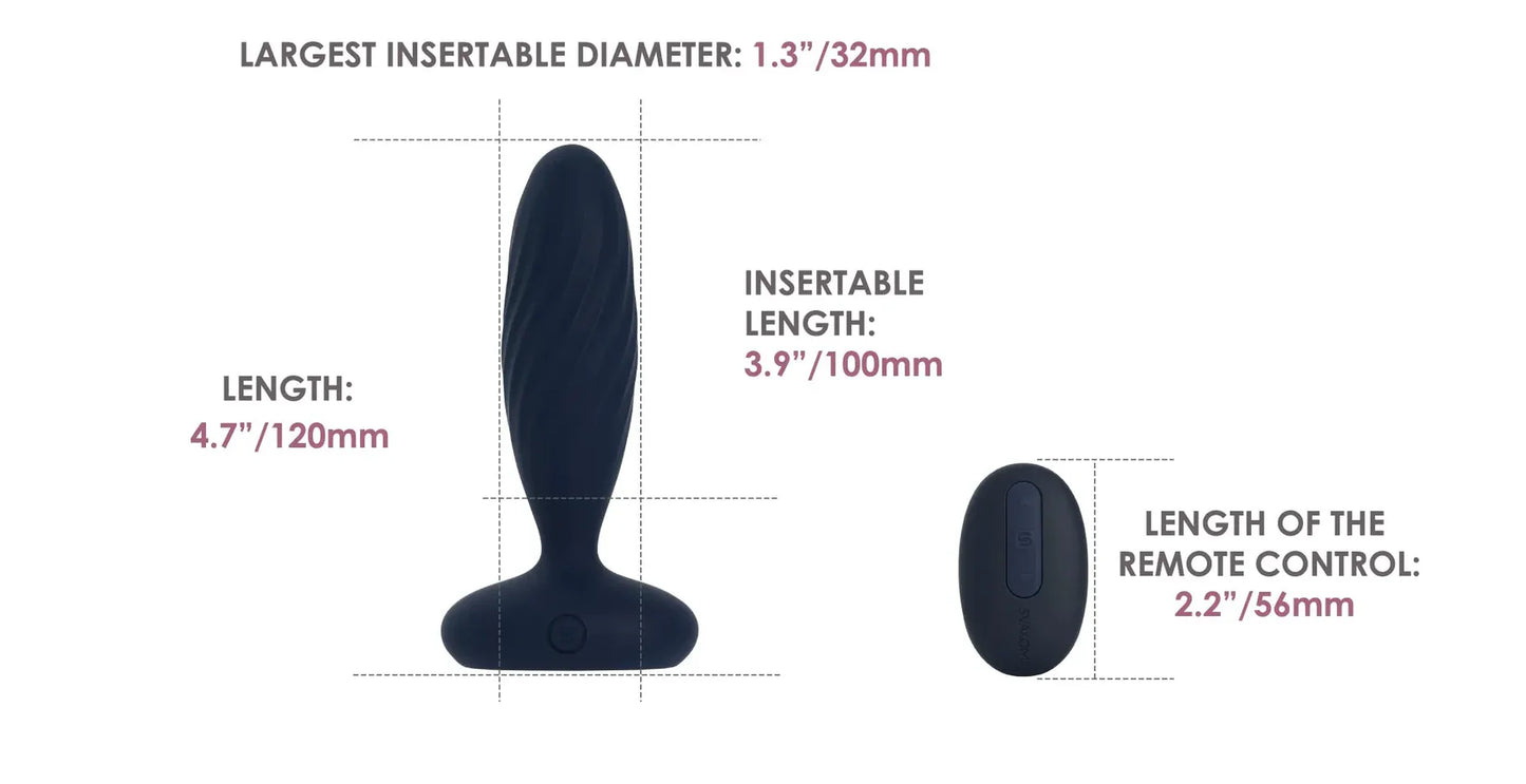SVAKOM - Jordan App Controlled Thrusting Anal Vibrator