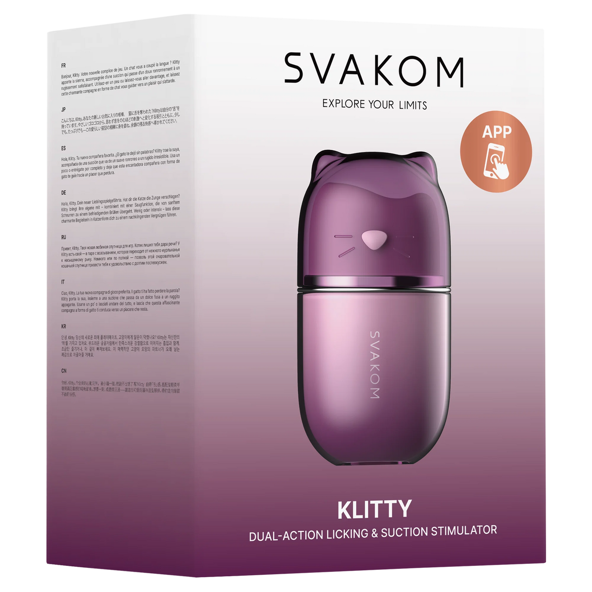 Svakom Klitty Licking & Sucking Dual Action