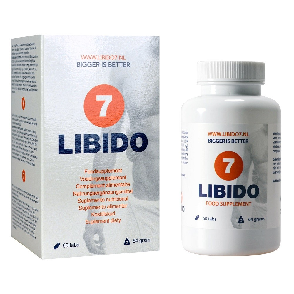Libido7 Penis Enlargement & Sexual Desire Tablets - 60 pack