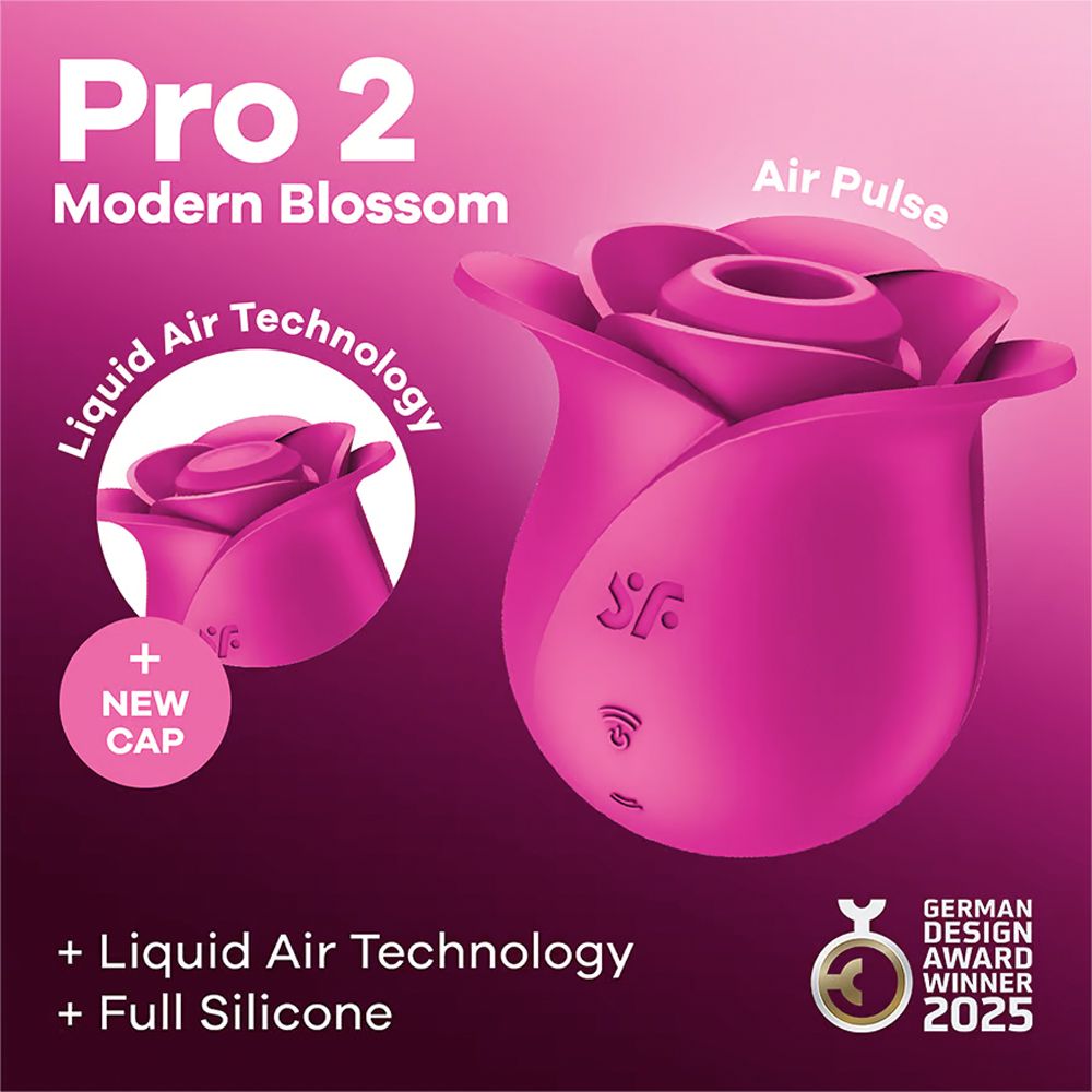 Satisfyer Pro 2 - Modern Blossom Rose (Sucks & Pulses)