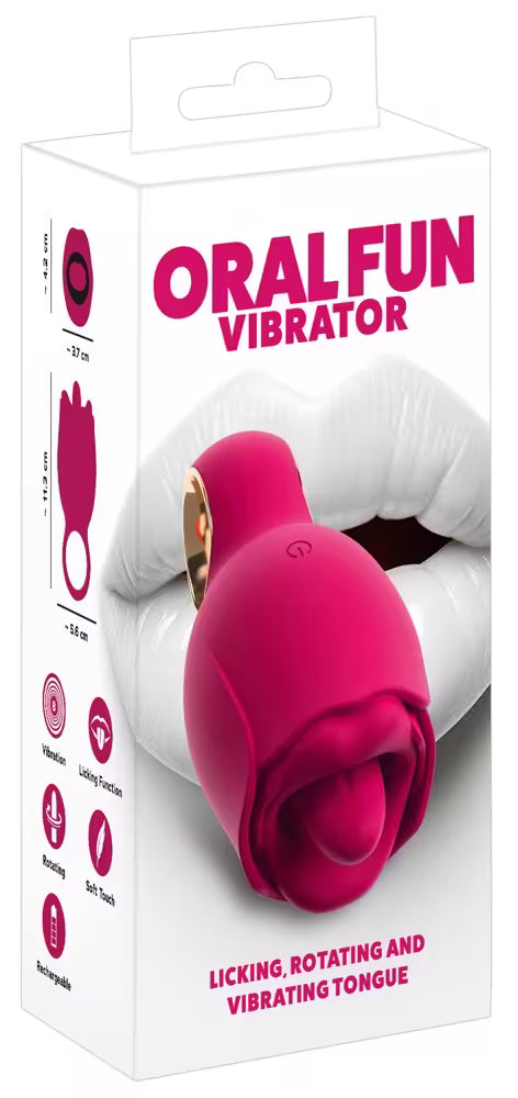 Oral Fun Licking, Rotating & Vibrating Tongue