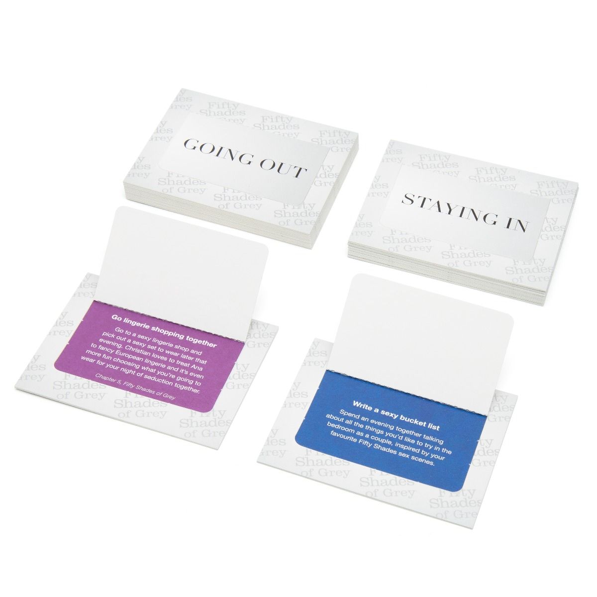 Fifty Shades Of Grey - Date Night Idea Cards