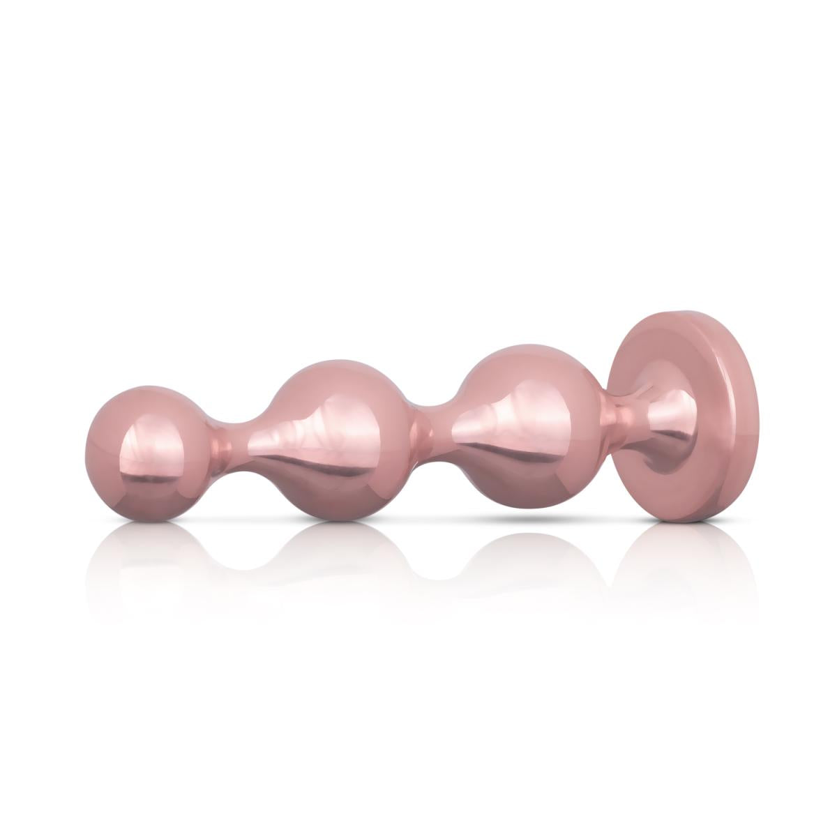 Rosy Gold Metal Butt Plug Set