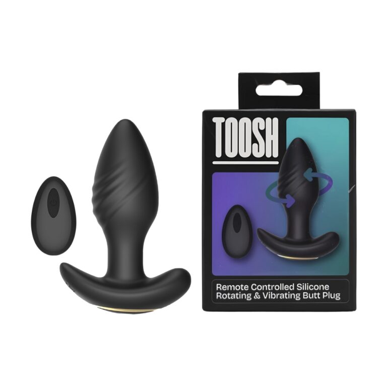 Toosh Remote Controlled Rotating & Vibrating Plug