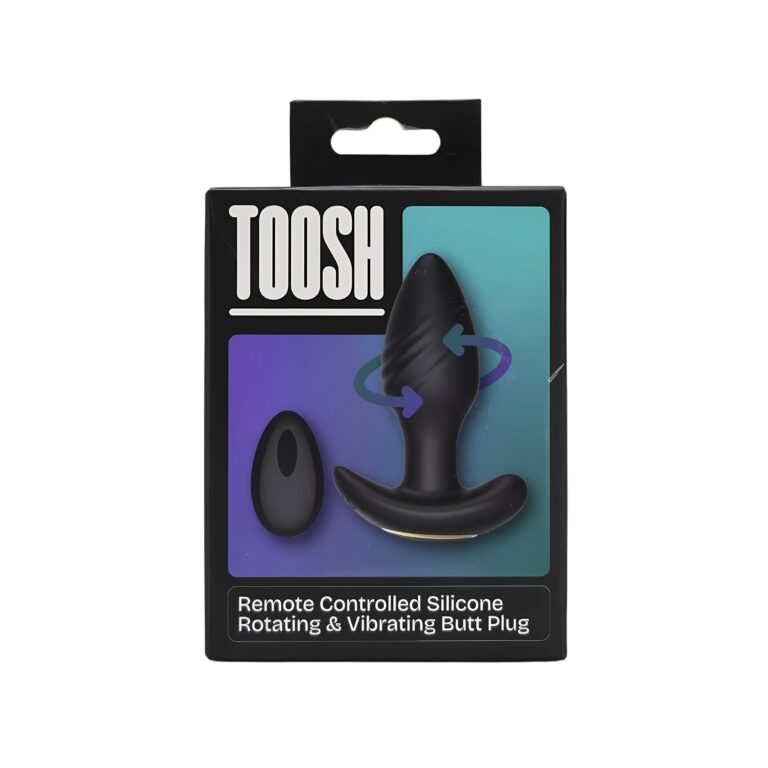 Toosh Remote Controlled Rotating & Vibrating Plug