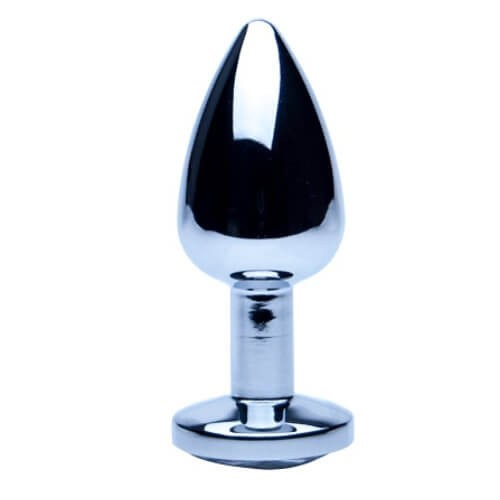 Precious Metals Silver Butt Plug Small