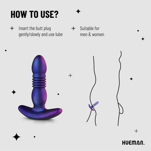 Hueman - Supernova Thrusting Butt Plug