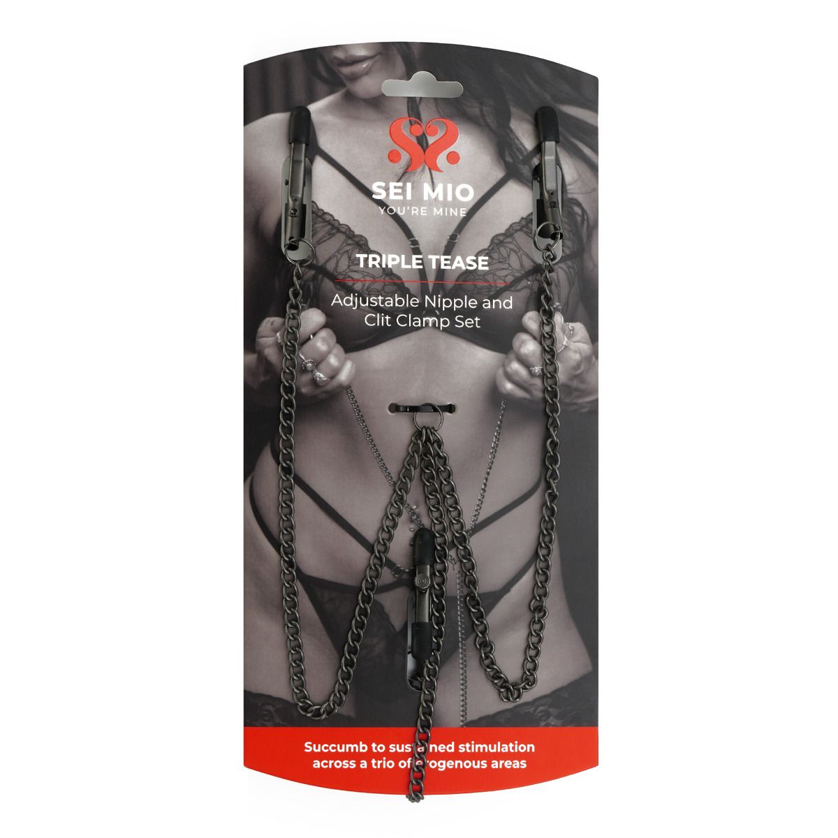 Sei Mio - Triple Tease - Adjustable Nipple & Clit Clamp