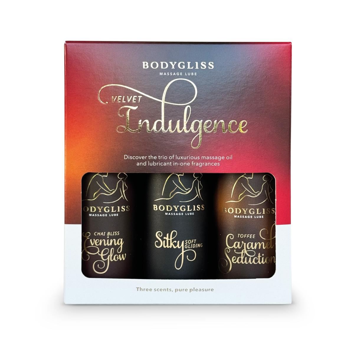 BodyGliss Travel Edition3 Pack Velvet Indulgence Massage Lubes