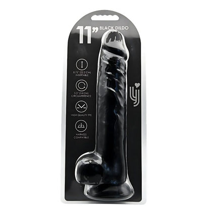 11 Inch Realistic Suction Cup Dildo