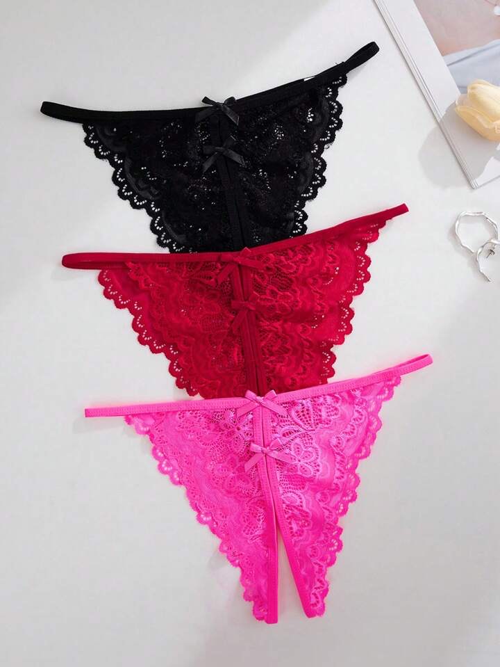 Crotchless Pants 3 Piece Set