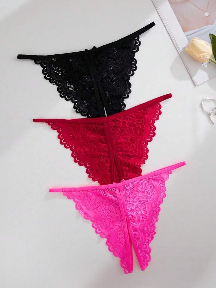 Crotchless Pants 3 Piece Set