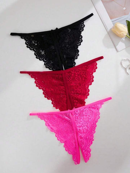 Crotchless Pants 3 Piece Set
