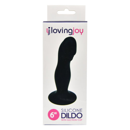 6 Inch Silicone Dildo With Suction Cup