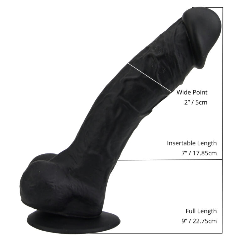 9 Inch Realistic Silicone Dildo With Suction Cup