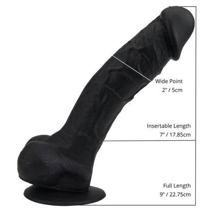 9 Inch Realistic Silicone Dildo With Suction Cup