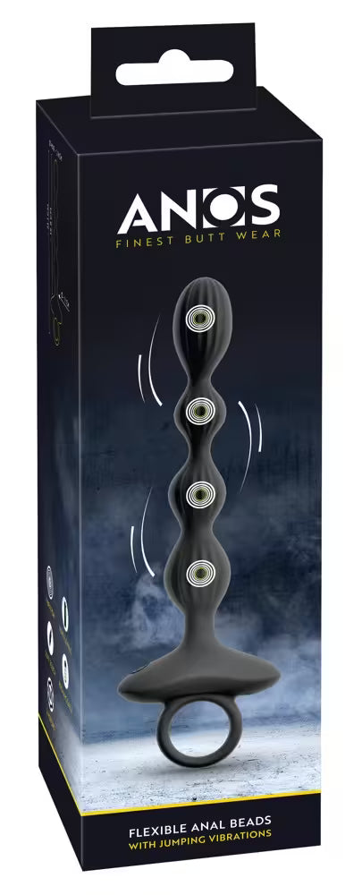 Flexible Vibrating Anal Beads