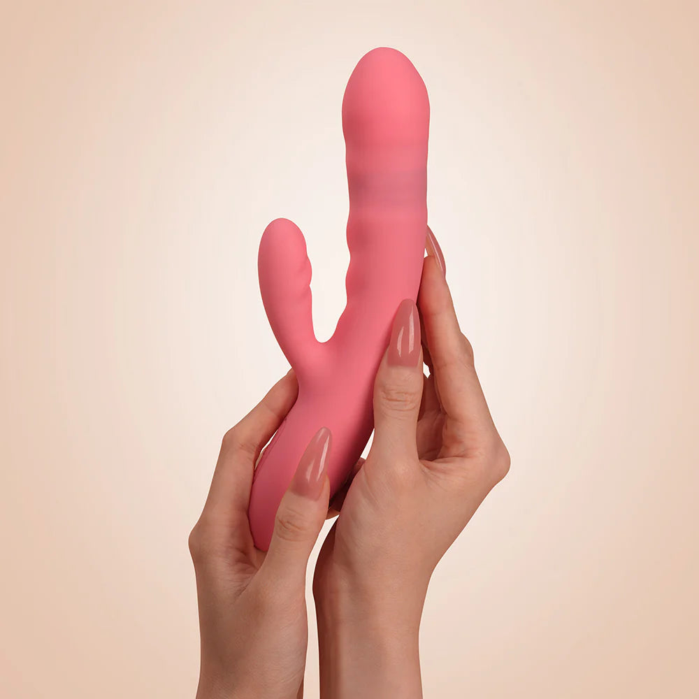 SVAKOM -Avery Thrusting Rabbit Pink