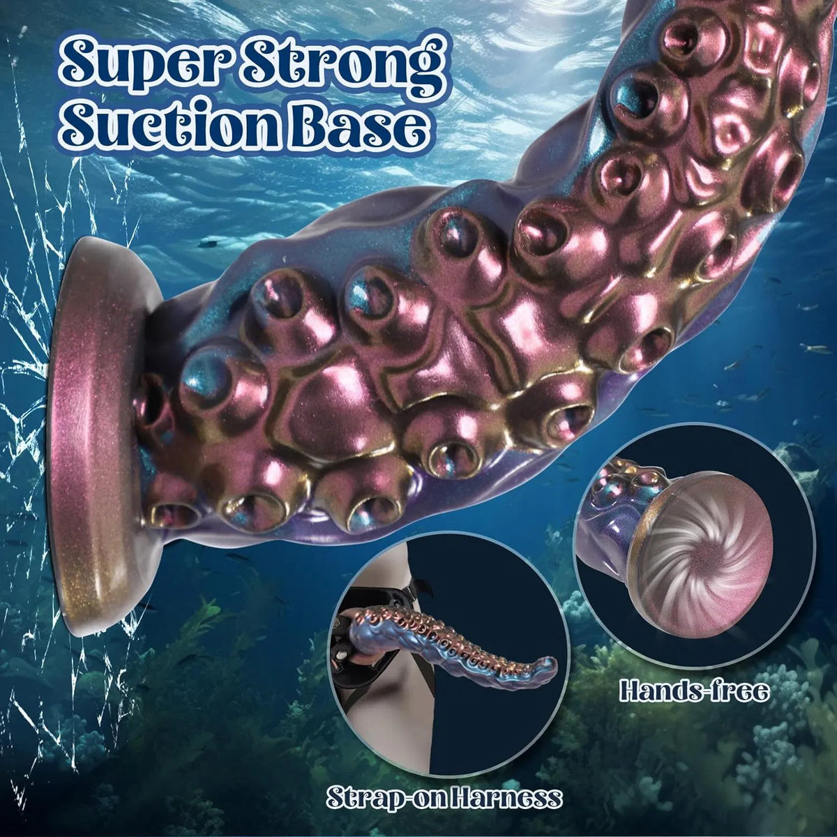 Power Monsters - 18.5 Inches Tentacle Dildo