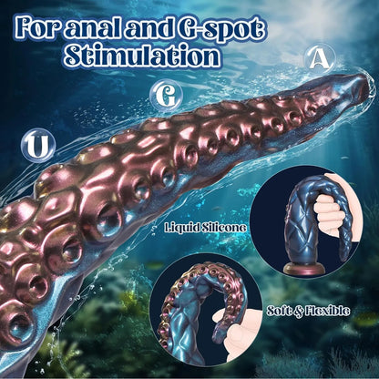 Power Monsters - 18.5 Inches Tentacle Dildo