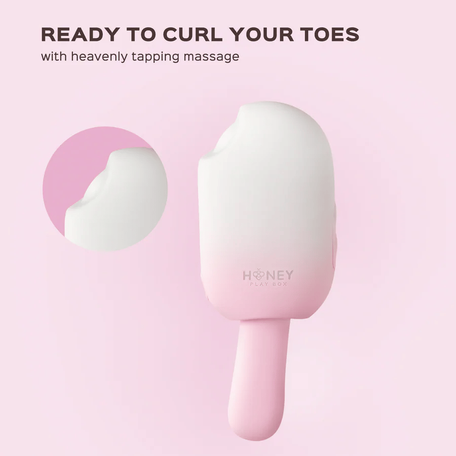 Honey Play Box - Cream Pop Stimulator 3 in 1 Vibrator