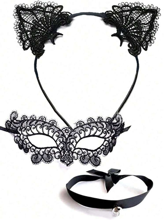 Sexy Cat Woman 3 Piece Accessories