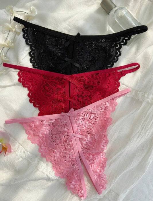 Crotchless Pants 3 Piece Set
