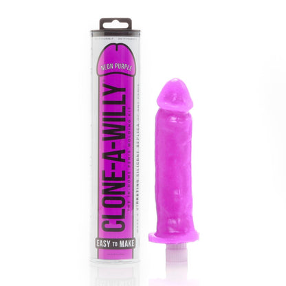 Clone-A-Willy Vibrating Kit Neon Purple