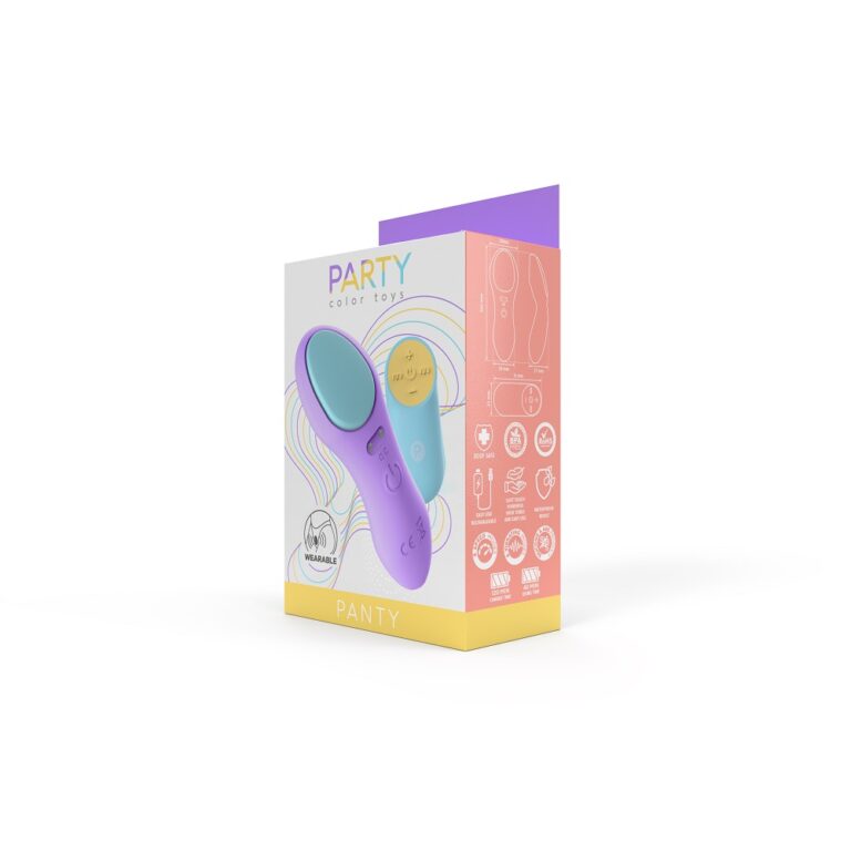 Party Colour Remote Controlled Panty Vibrator
