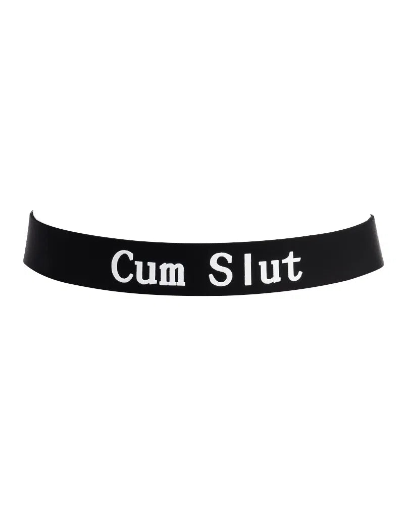 Cum Slut Silicone Collar