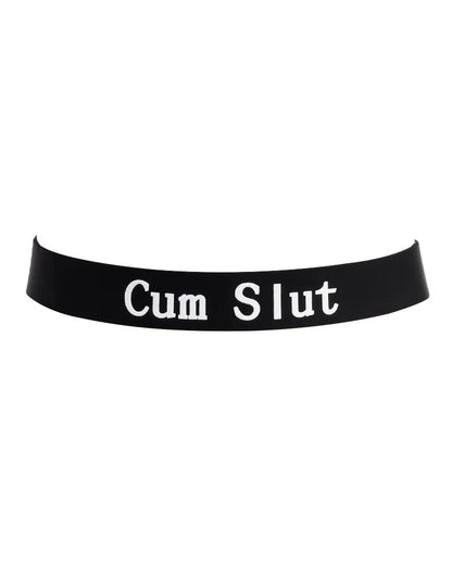 Cum Slut Silicone Collar
