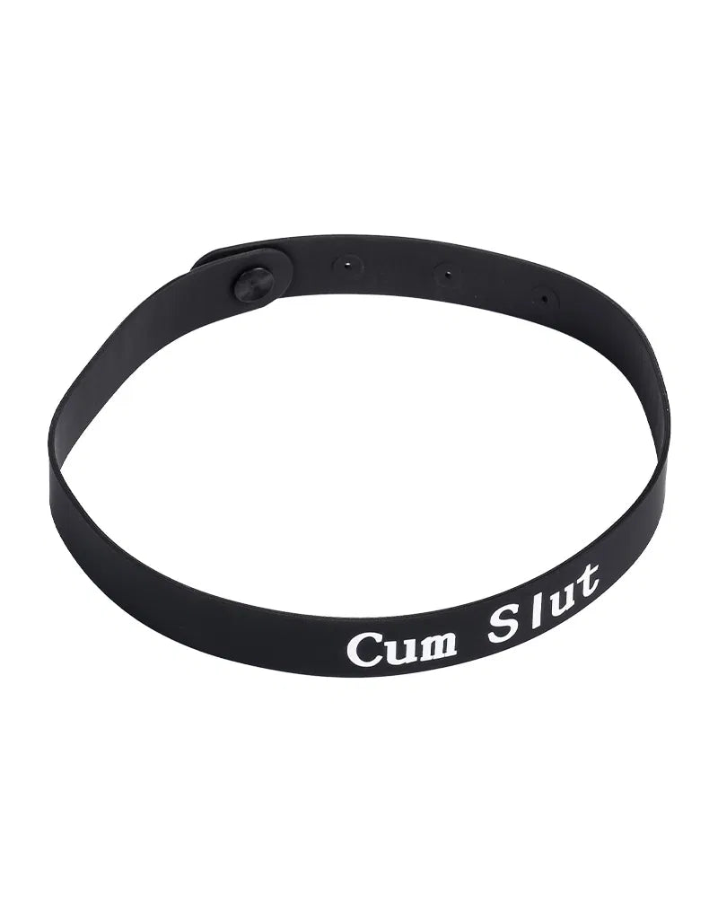Cum Slut Silicone Collar