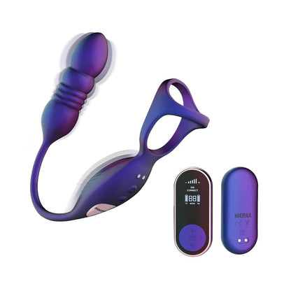 Hueman Deep Impact Cock & Ball Ring With Thrusting Prostate Vibrator