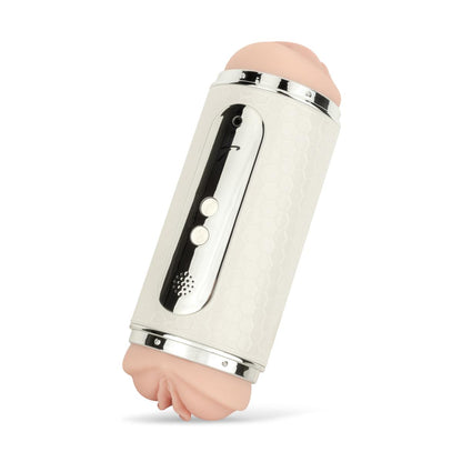 Double Sided Vibrating Masturbator With Sexy Sounds