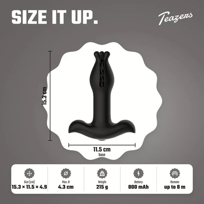 Expanding Butt Plug With Remote