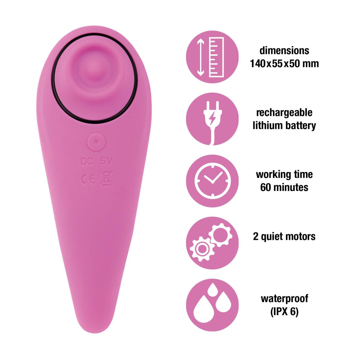FemmeGasm Tapp 2 Sided Vibrator