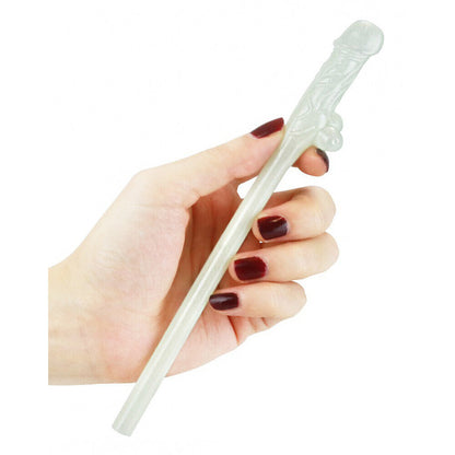 Pack Of 9 Willy Straws - Glow In The Dark