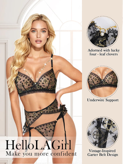 Golden Clover Bra