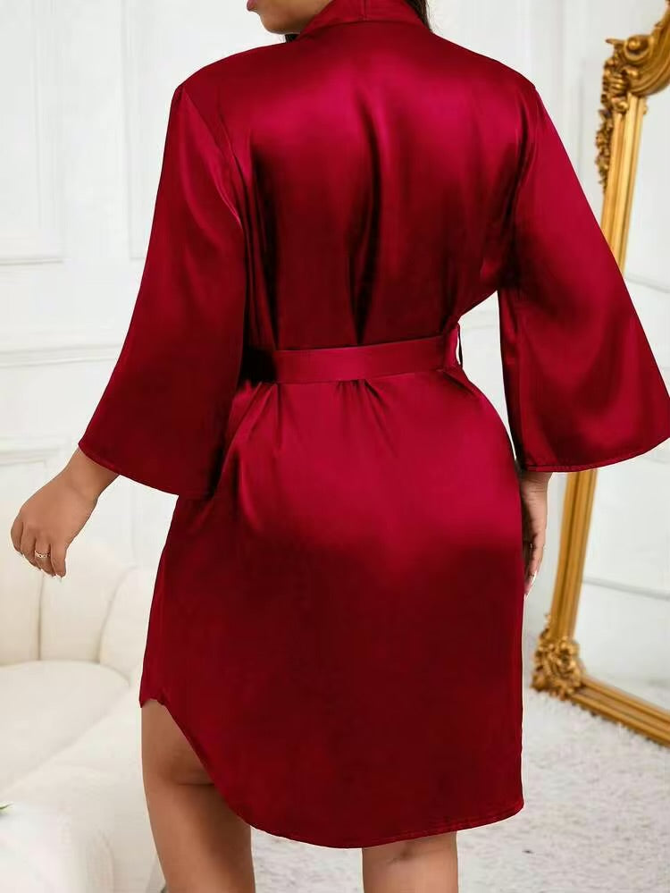 Grace Robe Burgundy
