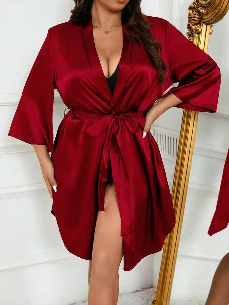 Grace Robe Burgundy