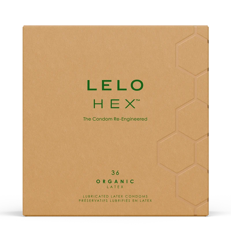 Lelo Hex Organic Latex Condoms 36 pack