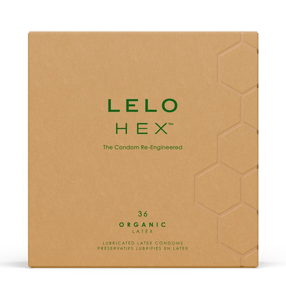 Lelo Hex Organic Latex Condoms 36 pack