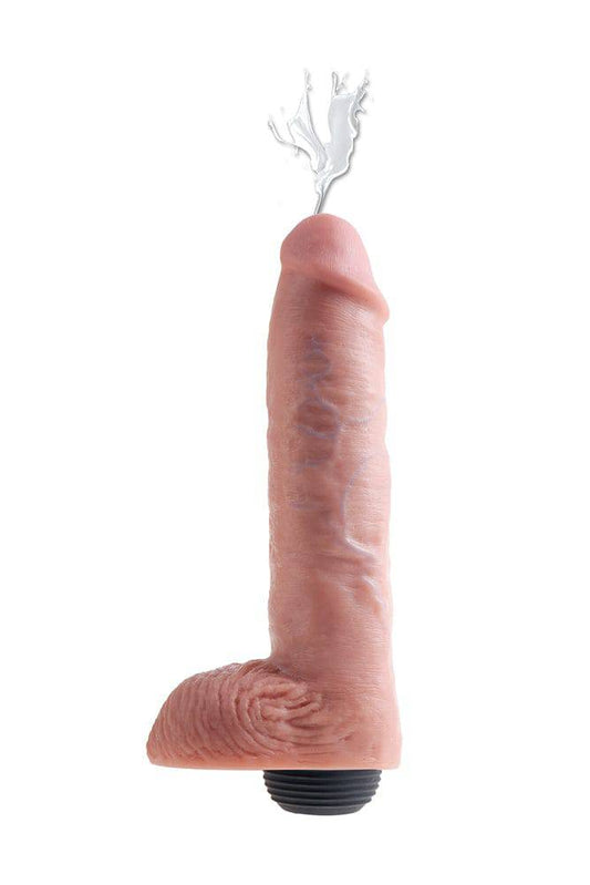 King Cock 11 Inch Squirting Cock With Balls